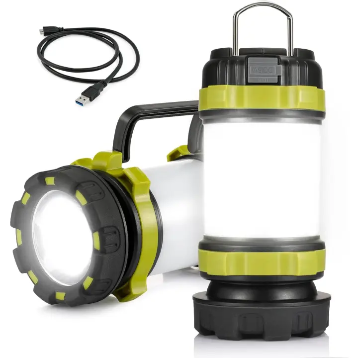 3600 mAh indoor LED múltiple Ligera, 4 Modos de Banco de Energía, Indoor de camping waterproof para camping, Emergencias y más [Clase Energética G] - 1