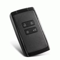 Banner - Carcasa mando llave coche 4 botones compatible con Renault negro