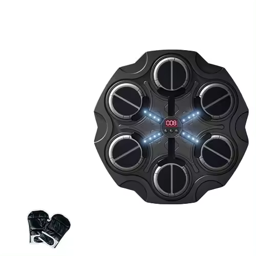 BluetoothMusic with Guantes De Boxeo, entrenador de Boxeo De Música montado en la pared para adultos y niños Equipo de Boxeo ZP - 1