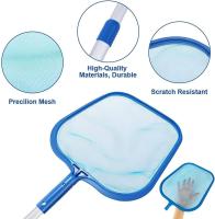 Limpieza neta de la piscina de la malla fina de la manija desmontable de aluminio de la superficie de la piscina de Rod - details 0