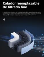 Cenicero Inteligente Purificador de Aire,2 en 1 with HEPA Filter y Tecnología Iones Negativos, Delete Humo y Malos Olor in Tabaco,USB Recargable y Automático,Ideal para Hogar y Oficina, Gift Perfecto para Fumadores - details 5