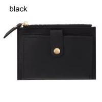 Bolso de cuero PU de Color liso para mujer, cartera pequeña, Mini monedero, tarjetero，Bolso de cuero PU de Color liso para mujer, cartera pequeña, Mini monedero, tarjetero - details 0