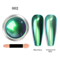 Polvo De Efecto Espejo Plateado Y Plateado Con Brillo De 12 Colores Para Uñas Pigmento De Aurora Metálico Decoración De Uñas - details 5