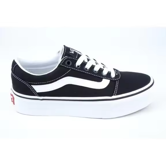VANS WARD PLATFORM WM CANVAS NEGRO/BLANCO - 1