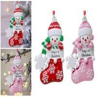Colgante De Navidad En Forma De Calcetines Y Payaso De Resina Adorno Para Coche Y Mochila Regalo De Adornos Navideños - details 1