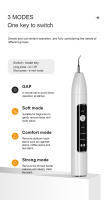 Escáner Dental Eléctrico Ultrasonido Smart Device De Belleza Dental Para El Hogar Limpieza De Dientes Con Agua Flosser Y Eliminación De Calcio - details 6