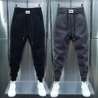 Pantalones De Veludo Grueso Para Hombre Moda Callejera Otoño Invierno Talla Grande Pantalones Anchos Para Jovenes Gimnasio Estilo Casual Con Bolsillos - details 4