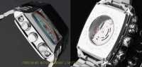 Reloj Mecánico Automático Para Hombre JARAGAR 569 Moda Retro Cuadrado Con Calendario Acero Inoxidable Resistente Al Agua Para Negocios - details 10
