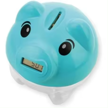 Hucha Cerdito Contador de Monedas LCD - 1
