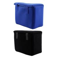 Bolsa De Protección Para Cámara DSLR Canon Nikon Sony Con Partición Y Piel De Velvet Bolsa Suave Antichoque Para Lentes De Cámara - details 5