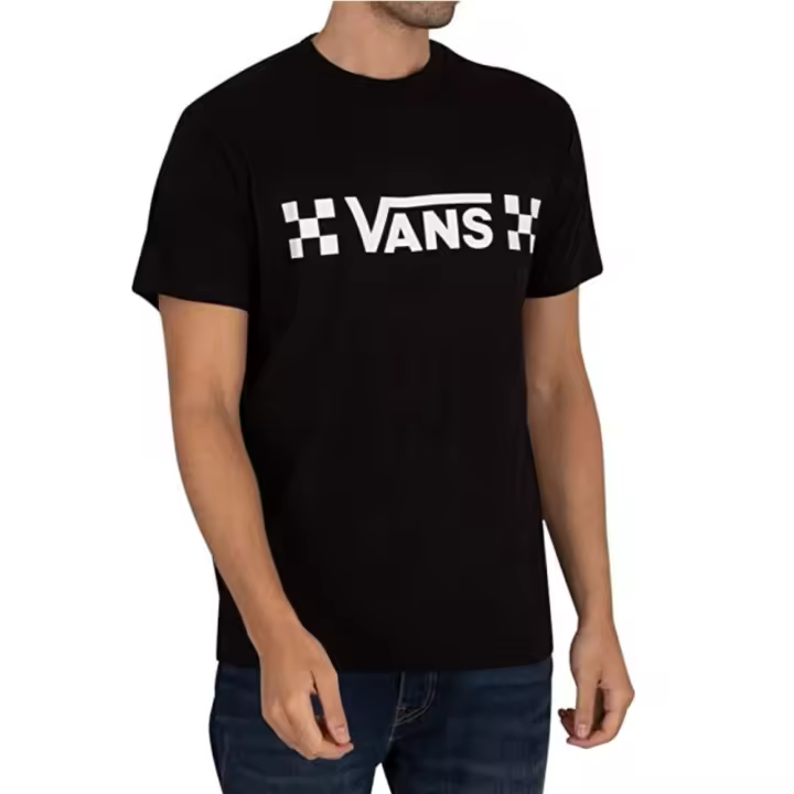 Camiseta Vans Drop V Check-B Drop V Negro Vn0A5Hmlblk1 - 1