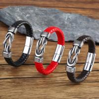 Pulsera De Lona De Henequén Para Hombres Y Mujeres Con Hebilla Magnética De Acero Inoxidable Joyería De Lujo Popular Pulsera De Malla Geométrica Estilo Punk - details 1
