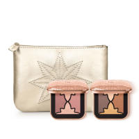 Pack rutina maquillaje KIKO MILANO eyeshadow set: MOONLIGHT TREASURE BRIGHT QUARTET EYESHADOW PALETTE 01 + EYESHADOW PALETTE 02 + Festive pochette - details 0