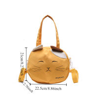 Nueva Bandolera Ligera De Gran Capacidad Moda Casual Para Mujer Estilo De Calle Mini Tote Con Cierre De Cremallera Material Nylon Con Estampado Animal - details 0