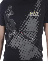 Emporio Armani EA7 Camiseta Algodón Hombre Negro 3 ZPT89PJ03Z 1200 - details 5