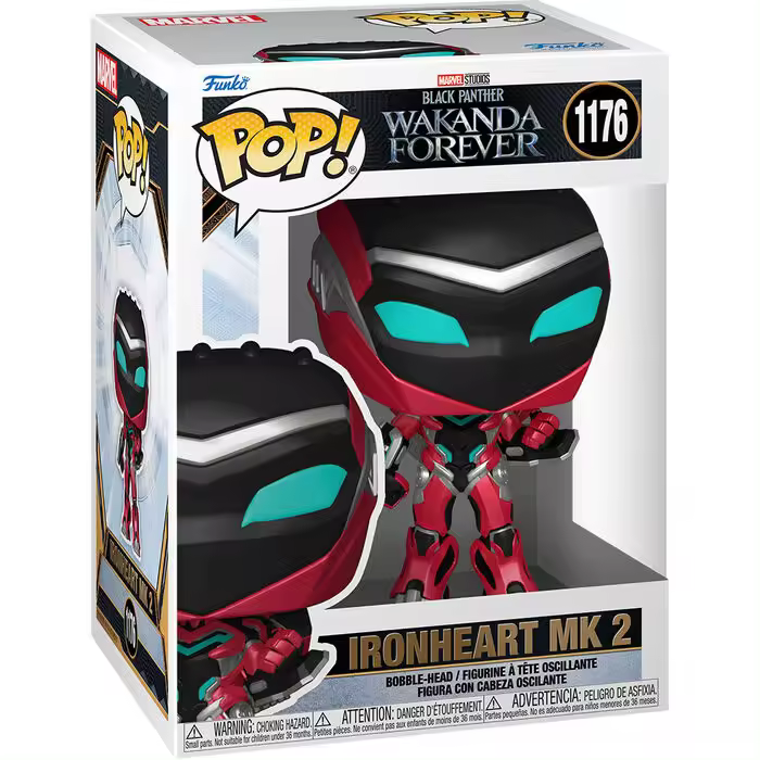 Figura Pop Marvel Black Panther Wakanda Forever Ironheart Mk-Figura de Vinilo Coleccionable - Idea de Regalo- Mercancia Oficial - Juguetes para Niños y Adultos - Movies Fans - Muñeco para Coleccionistas y Exposición - 1