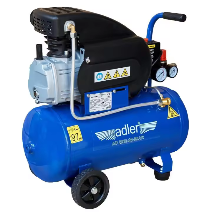 Sprężarka adler 24l ad 2020-25-8bar 230v - 1