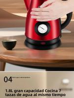 GELAIBO Hervidor Eléctrico De 1.8 Litros Capacidad Grande Acero Inoxidable Estilo Europeo Moda Diseño Mechanical Temperatura Fuente De Alimentación 240V - details 5