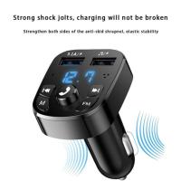 Transmisor FM Bluetooth Inalámbrico Para Coche Kit De Manos Con Cargador USB Doble 2.1A Reproductor De MP3 TF Card U Disk AUX Player - details 2