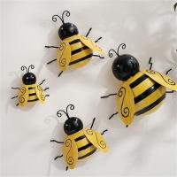 Adorno De Jardín En Forma De Abeja Bonita Decoración De Hierro Fundido Para Casa De Juguete Y Exterior Regalo Creativo - details 3