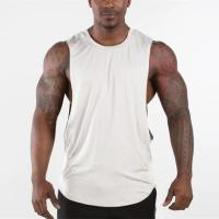 Top De Gimnasio Para Hombre Camiseta Sin Mangas De Algodón Estilo Deportivo Casual Para Verano Color Negro Blanco Azul Gris Rojo Amarillo Tallas M L XL XXL - details 7