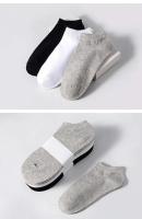 Calcetines De Tobillo Para Hombre Absorbentes De Sudor Deportivos Negocios Verano Otoño Color Sólido No Piloso Versátiles Paquete De 3/10/20 Pares - details 4