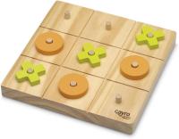 Cayro - Tic TAC Toe - + 6 Años - Modelo de Madera - Juego de Mesa para Niños y Adultos - 3 en Raya Decorativo - Fichas Verdes y Naranjas - 2 Jugadores Referencia: 680 - details 1