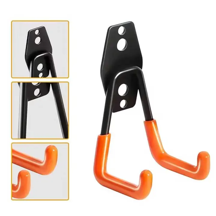 Gancho De Almacenamiento Para Bicicleta Garage Fuerte Porte De Carga Pequeño/Mediano Herramienta De Almacenamiento Metálico Para Bricolaje - 1