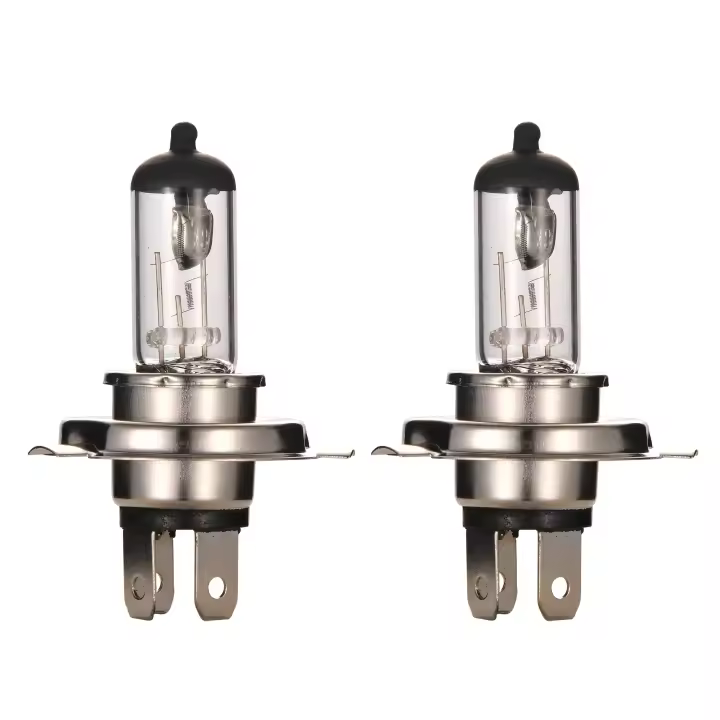 GOOFIT 2pcs/set Bombillas De Faro Para Motocicleta H4 12v 35w Alta Baja Compatible Con Scooter Chino 50cc-250cc Karts ATV Bicicleta De Tierra - 1