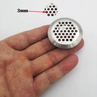 27 piezas 35mm Parrilla de ventacón de Mero inoxable de Malla Redonda respiración | para muebles de Cocina Boca de ventilatón de Maple inoxable | para Armaro Cupboa - details 1