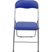 La Bolata - Silla Plegable Azul con Respaldo - Metal y PVC - Comodidad y Estilo - details 0