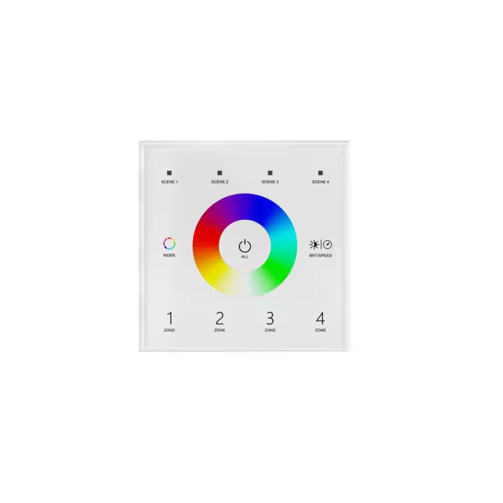 Ledkia Regulador Master DMX Táctil RGB 4 zonas RGB - 1