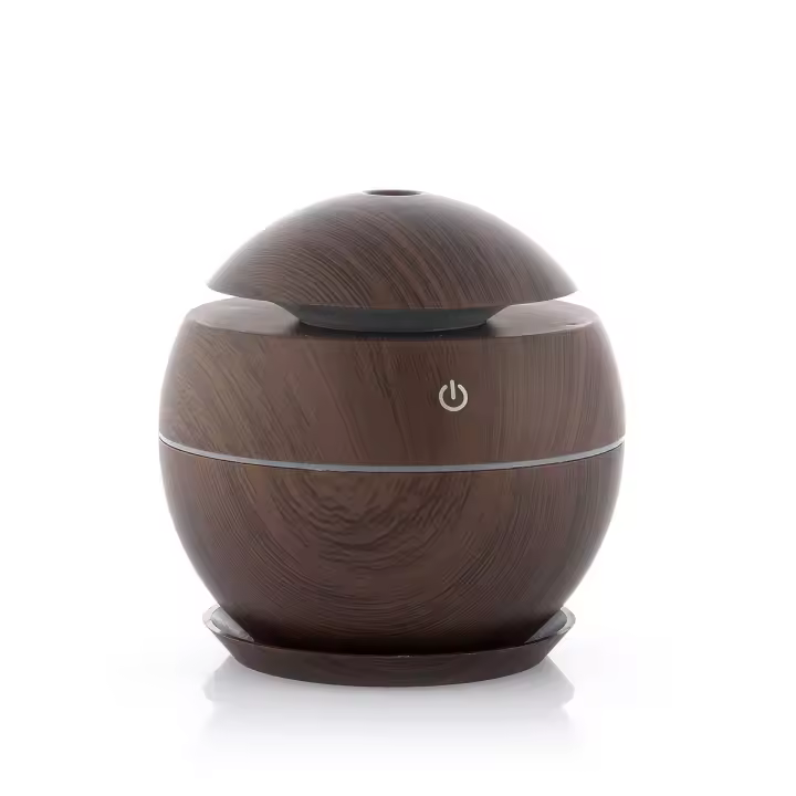 InnovaGoods® Humidificador, humidificador aceites esenciales, difusor aceites esenciales. 2W, 130ml, temporizador hasta 7H, difusor de aromas con LED multicolor, Mini humidificador silencioso. - 1