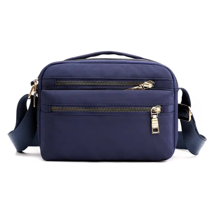 Bolso De Hombre Impermeable Para Mujer Bolso Cruzado Bandolera Multifuncional Estilo Casual Material Nylon Con Forro De Poliéster - 1