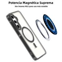 Funda Magnética De Carga Inalámbrica Para Samsung Galaxy A55 A36 A35 A26 A25 A16 A15 A54 A34 A53 A33 Resistente a Golpes Y Choques Con Anillo Y Soporte De Cinturón - details 2