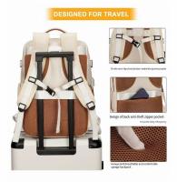 Mochila de viaje para avión para hombre y mujer, bolsa para ordenador portátil, equipaje de gran capacidad, mochilas multifuncionales expandibles para avión de negocios - details 3