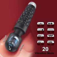Vibrador Para Mujer Potente Con Estimulación G-Spot Y Clitoral Juguete Sexual Para Masturbación Femenina De 20 Velocidades Material De Silicona - details 1