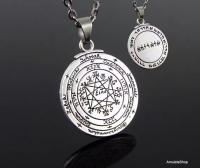 Amuletsshop - Pentáculo del Rabino del Rey Salomón Sello Amuleto - details 1