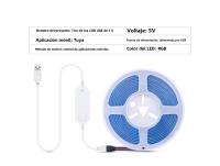 Tira De LED COB RGB Inalámbrica Con Control WiFi Y USB Para Habitación 576leds/m Compatible Con Tuya Smartlife Cambio De Color Tira De Luz LED Inteligente - details 1