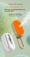 Cepillo Eléctrico Para Mascotas 3 En 1 Limpieza Masaje Recogida De Pelo De Perros Y Gatos Con Mango Retráctil Herramienta De Belleza Para Mascotas - details 0