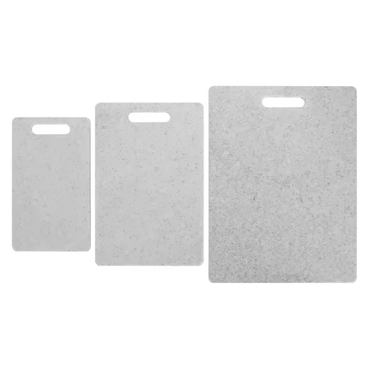 HOGUITA-Juego de 3 Tablas de Cortar para Cocina– Set de Tablas de Cortar con Diseño Efecto Granito,Antibacteriana,Fáciles de Limpiar, Aptas para Lavavajillas, Ideales para Carne, Verduras, Frutas y Pan - 1