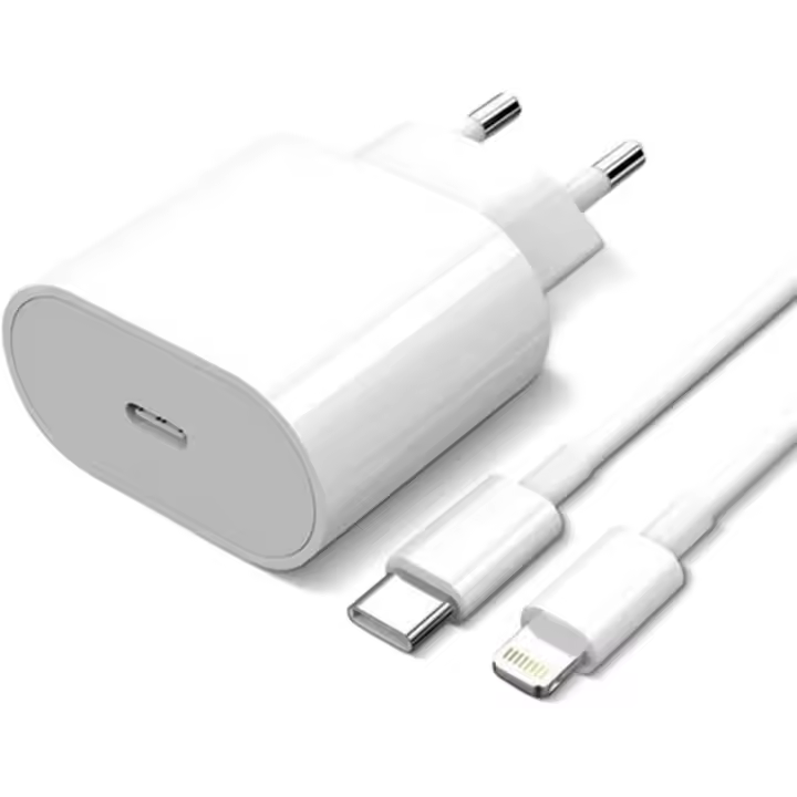 20W Cargador con Cable Lightning Carga rápida 1M 1,5 M, 2M Compatible 20W, cargador USB C with Cable de Carga Rápida PD3.0 20W para iPhone 14 13 Fuente de Alimentación de Cargador Rápido USB C with Cable Type C to L de 2M para iPhone 12 11 - 1
