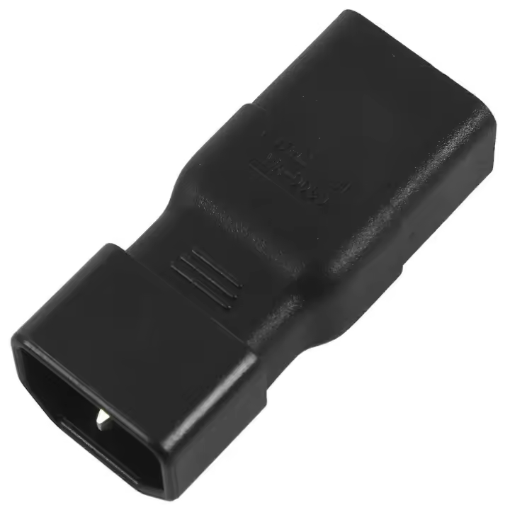 Adaptador de alimentación PDU UPS IEC macho C14 a hembra C19 Conector IEC C19 a C14 - 1