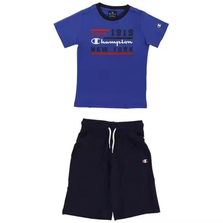 Shirt Sportswear marca Champion modelo 306315-Bs071 para niños adolescentes en color azul - 1