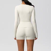 SSITO Traje Deportivo de Yoga para Mujer, 2 UDS., entrenamiento, ajuste Seco, transpirable, Top Deportivo de Alta elasticidad, pantalones de Yoga de Belte Alta para Mujer - details 21