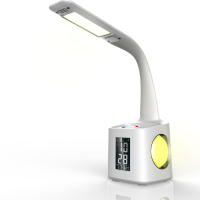 Lámpara de escritorio LED que protege los ojos, luz ambiental nocturna con puerto de carga USB y soporte para bolígrafo. - details 2