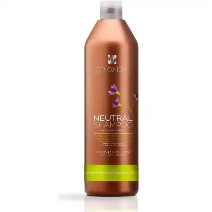 CHAMPÚ NEUTRO PH 5.5 CRIOXIDIL 1Litro con extracto de salvia - 1