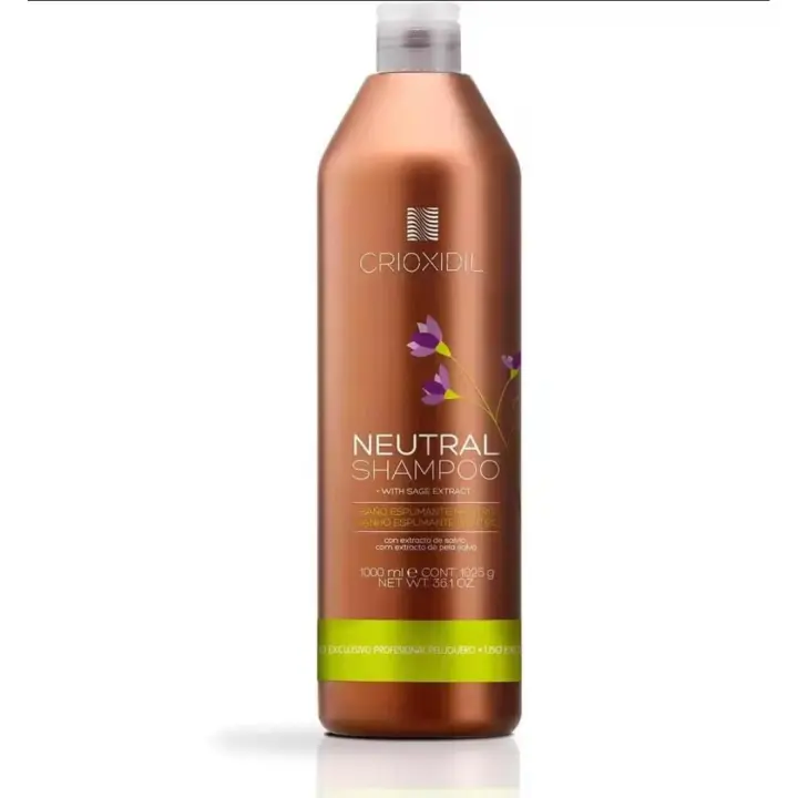 CHAMPÚ NEUTRO PH 5.5 CRIOXIDIL 1Litro con extracto de salvia - 1