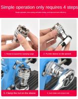 Adaptador De Llave Universal Ajustable 3/8 Pulgada 10-19mm Para Tornillos Y Tornillos De Cabeza Hexagonal Herramienta De Choque - details 6