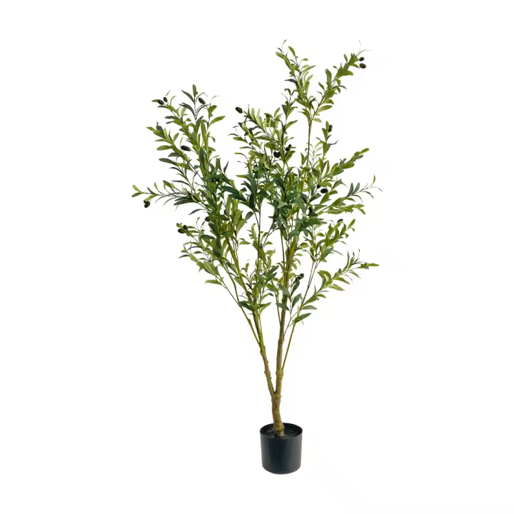 Poenia Arte Floral - Planta Artificial Árbol de Olivo 150cm - REF 631272 - Decoración Realista - 1